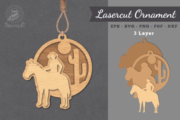 Cowboy Laser Cut Ornament SVG Review for Real Projects