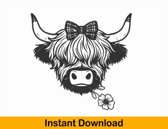 Cute Baby Highland Cow SVG: A Playful Embroidery Design for Real Projects