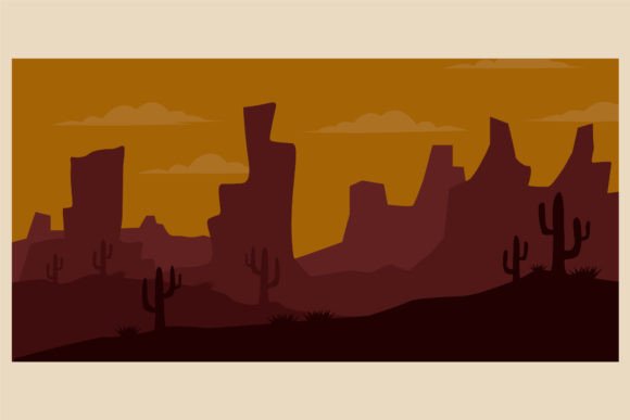 Desert Poster Landscape with Cactus: A Design Review for Real Projects