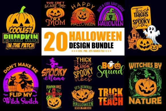 Happy Halloween Vector SVG Design Bundle Review