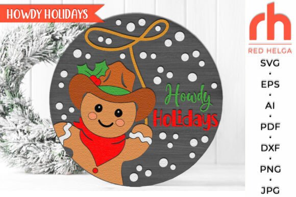 Howdy Holidays SVG: A Festive Embroidery Design for Real Projects