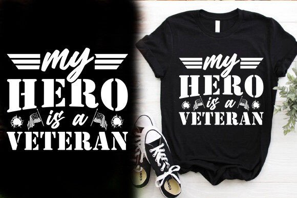 My Hero Is a Veteran T-Shirt Design Review