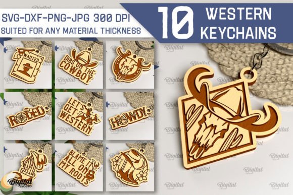 Western Keychains Laser Cut Bundle Review