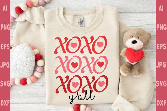 XOXO Y All SVG Valentines Design Review